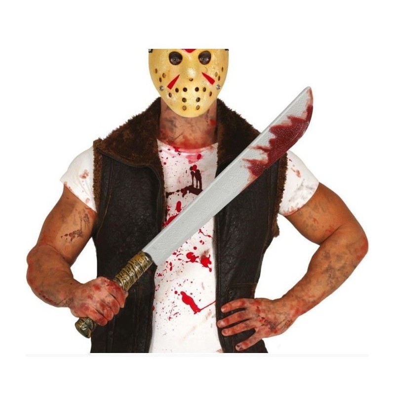 Machete con sangre 74 cms