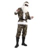 Disfraz hombre papa noel militar