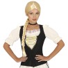 Peluca trenza rubia