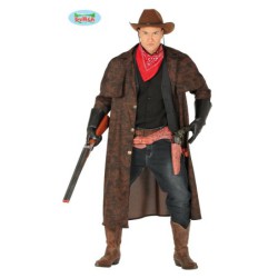 disfraz hombre abrigo Cowboy Talla L 52-54