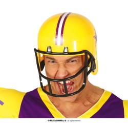 Casco futbol americano amarilllo