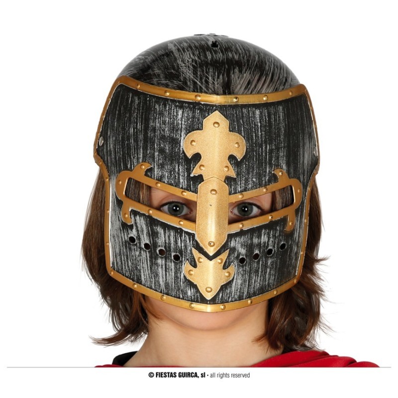Casco medieval infantil
