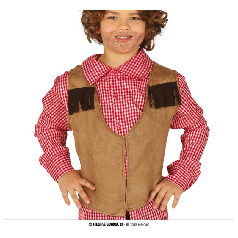 Chaleco vaquero infantil