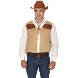 Chaleco vaquero adulto
