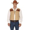 Chaleco vaquero adulto