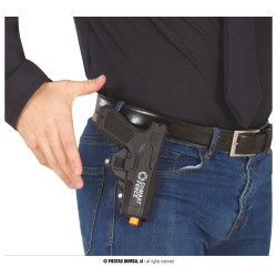 Pistola con funda 20 cm