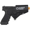 Pistola con funda 20 cm
