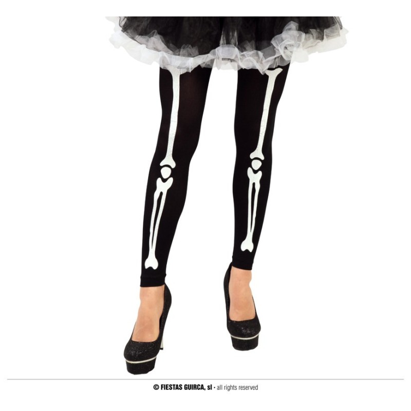 Leggins esqueleto adulto