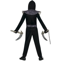 Disfraz niño ninja con esqueleto