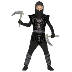 Disfraz niño ninja con esqueleto