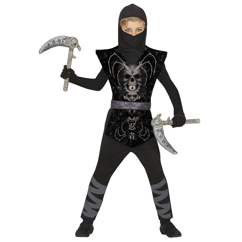 Disfraz niño ninja con esqueleto