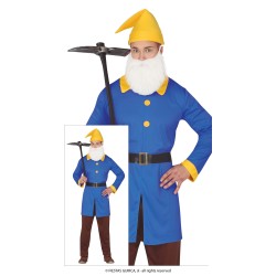 Disfraz hombre de enanito azul