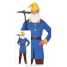 Disfraz hombre de enanito azul