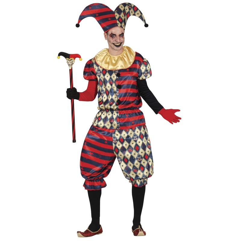 Disfraz hombre arlequin de diamantes