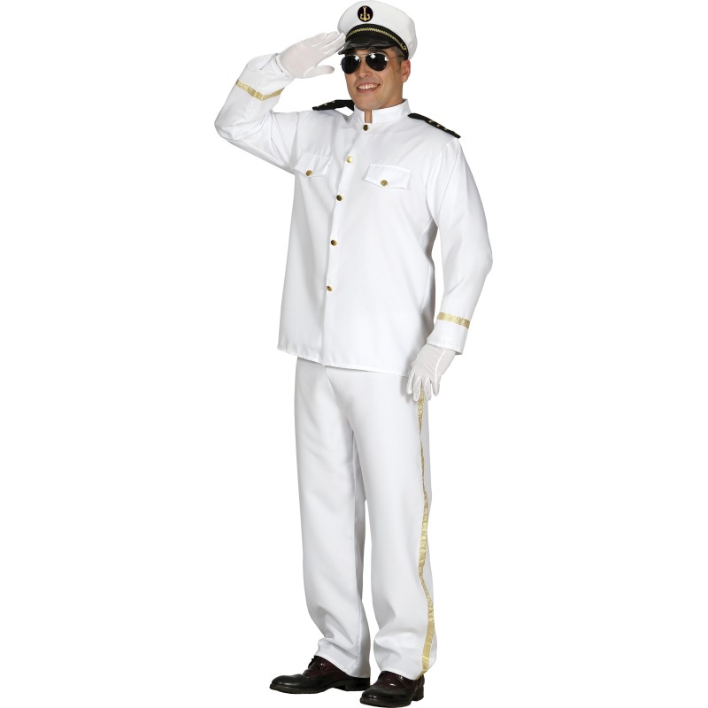 Disfraz hombre capitan de crucero