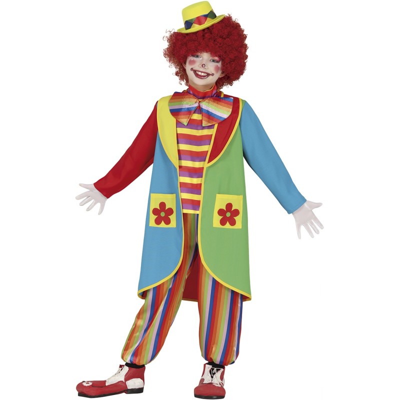 Disfraz niño de payaso flowy
