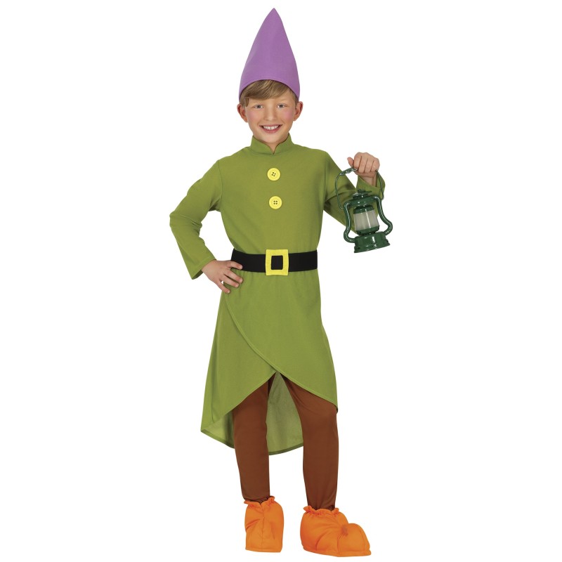 Disfraz niño de enanito verde