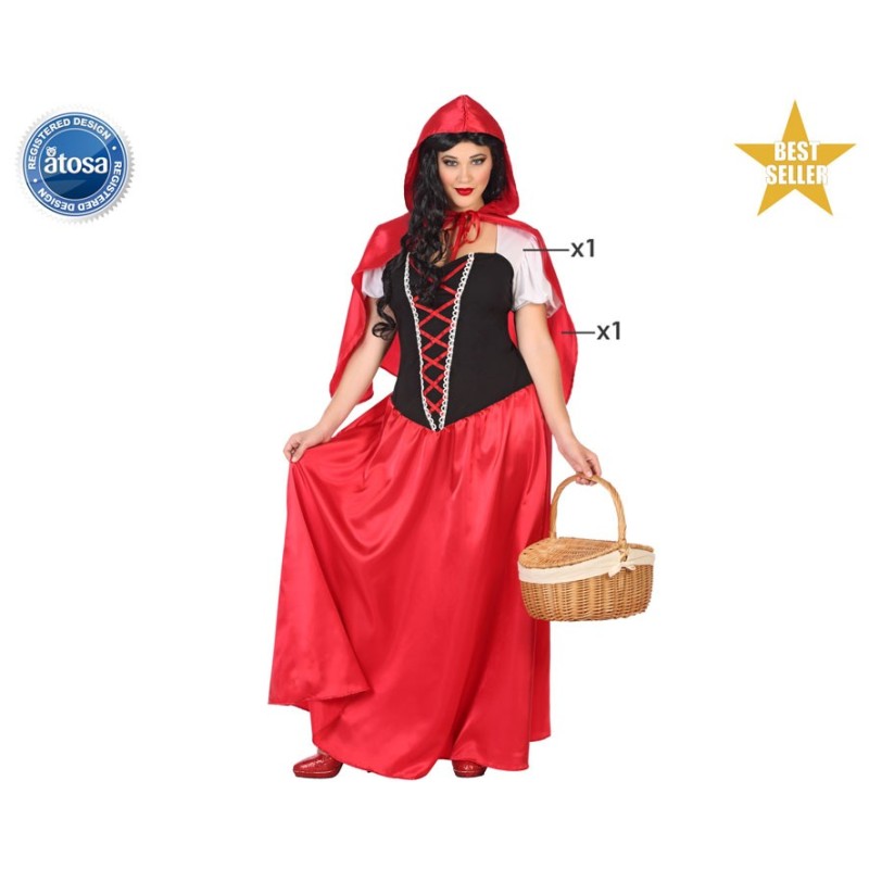 Disfraz mujer caperucita roja