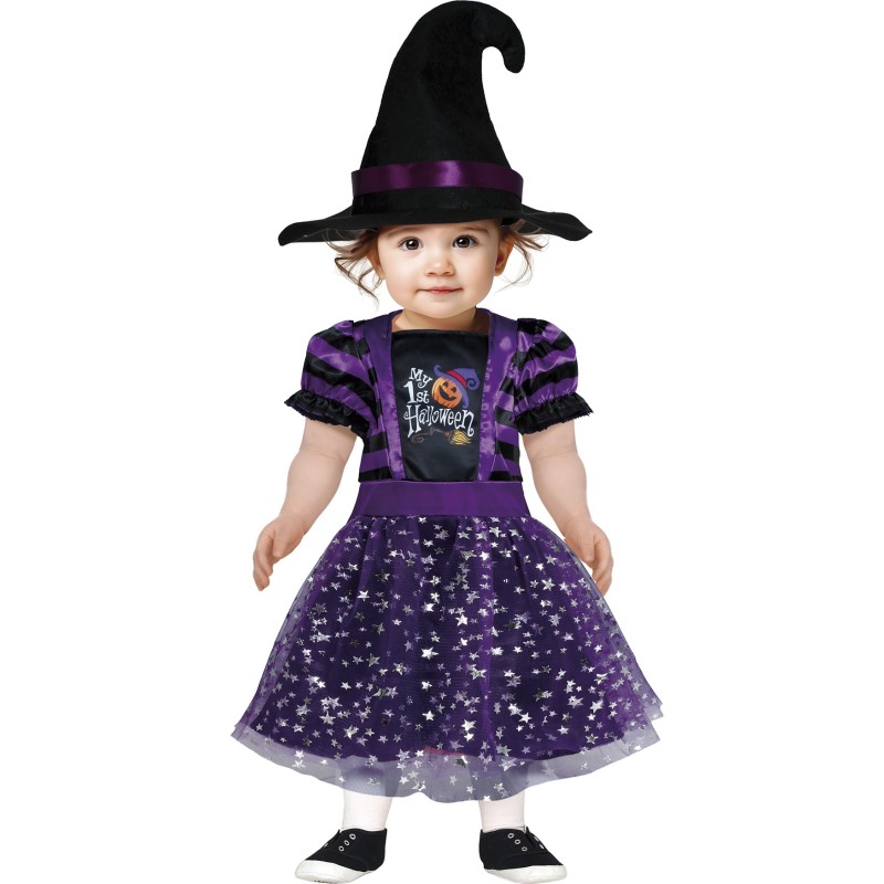 Disfraz bebe brujita Mi primer halloween