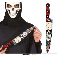 Cuchillo calavera 37 cm