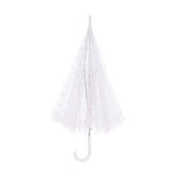Sombrilla blanca 60 x 70 cm