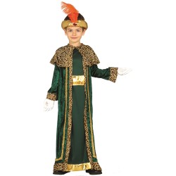 Disfraz niño rey mago en verde