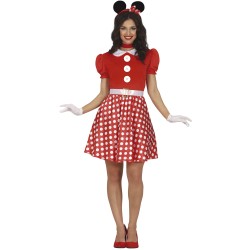 Disfraz mujer de ratoncita Minnie.