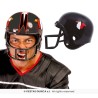Casco rugby negro