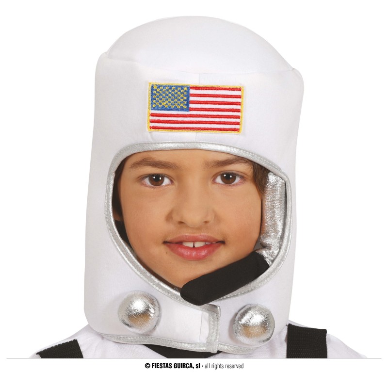 casco astronauta infantil tela