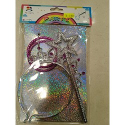 Set varita, pulsera, diadema