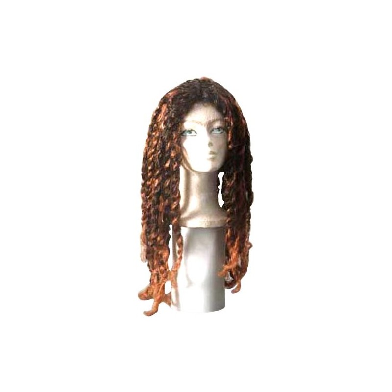 Peluca rastas larga