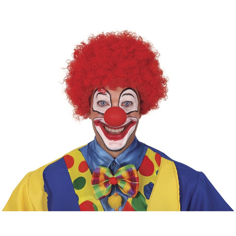 peluca rizos payaso