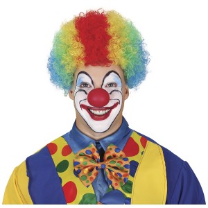 peluca rizos payaso