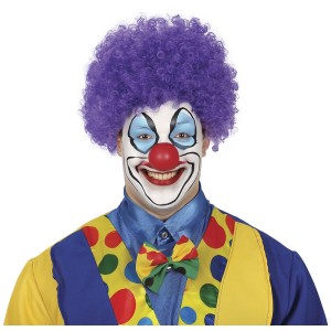 peluca rizos payaso
