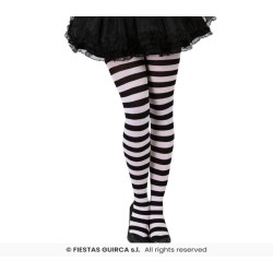 Pantys rayas blancas