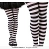 Pantys rayas blancas