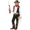 disfraz niño vaquero chaleco marron