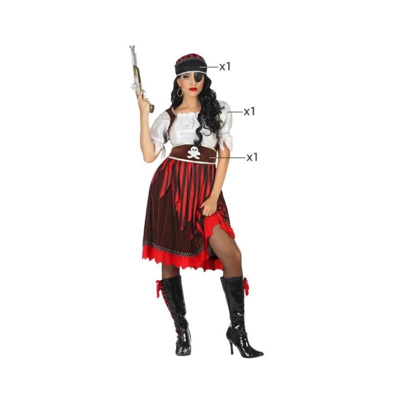 disfraz mujer pirata.