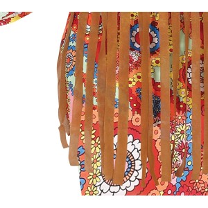 Disfraz mujer hippie con vestido