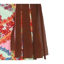 Disfraz mujer hippie vestido largo