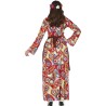 Disfraz mujer hippie vestido largo