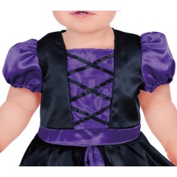 Disfraz bebe brujita morada