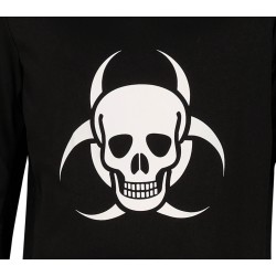 Disfraz niño tunica con calavera.