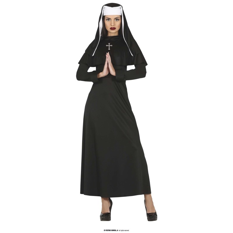 Disfraz mujer monja gotica