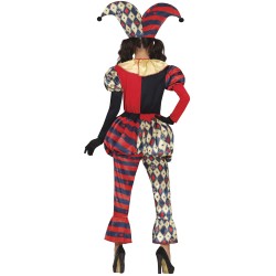 Disfraz mujer arlequin de diamantes