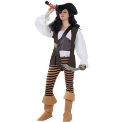 disfraz mujer pirata con pantalón