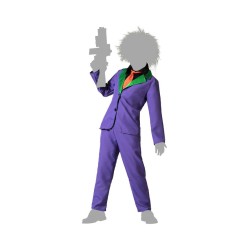 Disfraz niño joker traje morado