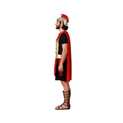 disfraz hombre romano rojo