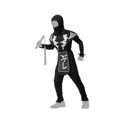 Disfraz niño ninja negro y blanco