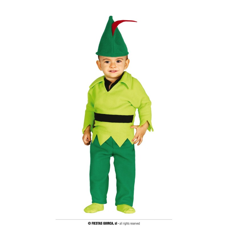 Disfraz bebe piter pan